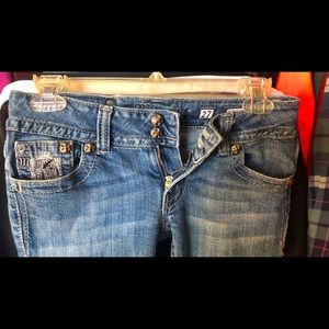 Miss me bootcut bling jeans